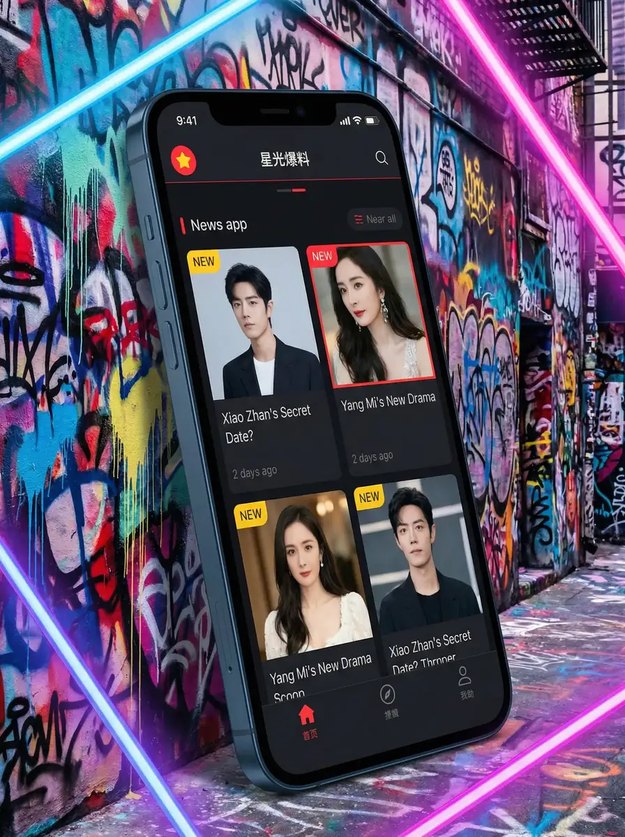 Snk夏洛特 APP界面展示 - 掌上吃瓜神器